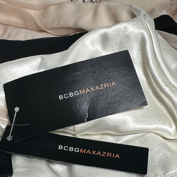 BCBGMAXAZRIA Womens Silk Babydoll Halter Dress Pink Floral Print Size 6 Fairy - Picture 4 of 8